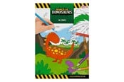 Luovat leikit - World of Dinosaurs Super Coloring Book - 46989D