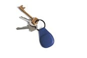 Puhelin - Muut lisävarusteet - Mujjo Canopy Keychain for AirTag - Monaco Blue - MUJJO-KY-001-BL