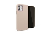 Puhelin - Kannet ja kotelot - Pipetto Magnetic Leather Case for 12 Pro Max - with magnetic holder - Dusty Pink - P063-81-P