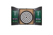 Jalkapallo ja pallopelit - Stanlord Darts-taulu tyylikkäässä puukaapissa, mukana 6 tikkaa - 6951301