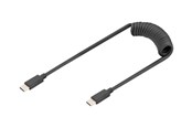 USB kaapelit - DIGITUS - USB-C cable - 24 pin USB-C to 24 pin USB-C - 1 m - AK-300431-006-S