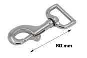 Kannakkeet & Saranat  - Home>it Carabiner 80 mm stainless steel - 20483