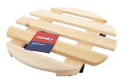 Puutarhatyökalut - Home>it Jar cart round made of wood 30 cm - 92126