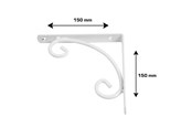 Kannakkeet & Saranat  - Home>it peasant shelf 15 x 15 cm white - 16560