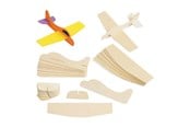 Askartelu- ja taidetarvikkeet - Colorations - Making Wooden Model Airplanes Set of 12 - CHJETSET