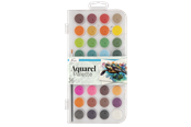 Askartelu- ja taidetarvikkeet - Nassau 36 Aquarel colours in transparent palette - AR0524/GE