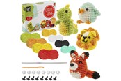 Askartelu- ja taidetarvikkeet - Craft Sensations CROCHET KIT Crochet kit ANIMALS 4 pcs. - CR1720/GE