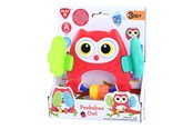 Vauva- ja taaperolelut - PLAY - Peekaboo Owl Rattle Red - 1578