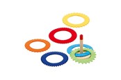 Lelut - Goki - Wooden Ring Throwing Game with 6 Felt Rings - 56776