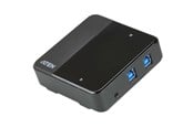 USB hub - ATEN US3324-AT Computer Data Switch USB hub - 4 porttia - Musta - US3324-AT