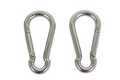 Kannakkeet & Saranat - Home>it fireman’s hook Ø6x60 mm in stainless steel 2 pcs. - 5708614204658