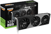 Näytönohjaimet - Inno3D GeForce RTX 5070 Twin X3 OC - 12GB GDDR7 RAM - Näytönohjaimet - N50703-12D7X-195064L