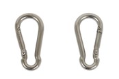 Kannakkeet & Saranat  - Home>it Fireman’s hook Ø4x40 mm in stainless steel 2 pcs. - 5708614204610