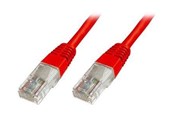 Verkkokaapelit - DIGITUS Ecoline patch cable - 3 m - red - Punainen - 3m - DK-1511-030/R