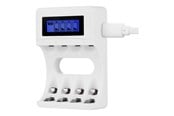 Akut ja Paristot - Deltaco USB Battery Charger - C704A4