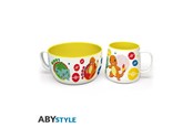 Fanituotteet - ABYstyle - POKEMON - Breakfast Set Mug + Bowl - Pikachu & Kanto Starters - Mukit - ABYTAB120