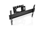 Seinäkiinnitys, AV-kiinnikkeet & AV-kalusteet - Nedis TVWM3551BK mounting kit - full-motion dual arm - for TV - black - Max 35 kg - recommended for 80" - TVWM3551BK
