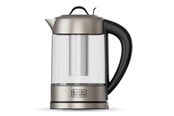 Vedenkeitin - Black & Decker Vedenkeitin Kettle Glass Tea Filter 1.7L - hopea - 2400 W - ES9580110B