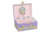 Lastenhuone - Goki - Music Box Ballerina Flowers Purple - 15565