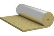 Eristysmateriaali - Rockwool PROLIT slatted mat 50 x 1000 x 5000 mm reinforced aluminum - 356129