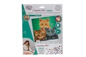 Lelut - Craft Buddy Cats 18x18cm Crystal Art Card - 103802
