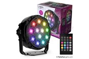 Musiikki - Party Funlight Projektør disko lampe med fjernbetjening Ø: 12.6cm - 605208