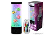 Musiikki - Party Funlight Fiske lampe med fjernbetjening H: 28cm - 605404