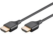 Näyttökaapeli - Pro HDMI 2.0 Slim - Näyttökaapeli - 5m - Musta - HDMI-HDMI-SLim-BL5