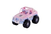 Leluautot - Cavallino Toys - Cavallino Jeep Pink with 2 Toy Figures - 3502SF01