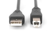 USB kaapelit - DIGITUS USB Type-A to USB Type-B - 0.5m - AK-300105-005-S