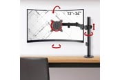 Näytön kiinnitys - Barkan Monitor Arm - 1 Monitor13'- 34' - Black - M121T
