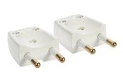 Sähkökytkimet - Nordic Quality Plug Flat DK - 2pcs. - 303916