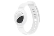 Puhelin - Muut lisävarusteet - Lippa Silicone Wristband for AirTag and Smart Finder - White - LPCOVER0049
