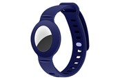 Puhelin - Muut lisävarusteet - Lippa Silicone Wristband for AirTag and Smart Finder - Blue - LPCOVER0050
