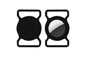 Koirat - Lippa Collar Holder for AirTag and Smart Finder – Black - LPCOVER0043