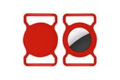 Koirat - Lippa Collar Holder for AirTag and Smart Finder - Red - LPCOVER0045
