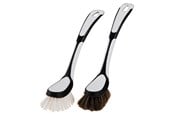 Siivous - G.Funder Dishwashing brush with real clean hair. Handle in plastic and rubber. - 5701137000219