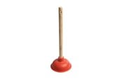 Siivous - G.Funder Washing vacuum rubber mop with wooden handle - 5701137001681