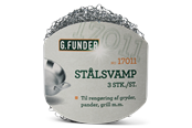 Siivous - G.Funder Steel sponge 3 pcs. - 5701137170110