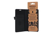 Puhelin - Kannet ja kotelot - Buffalo Leather Wallet for Samsung S20 Plus - Black - 590025
