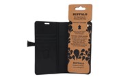 Puhelin - Kannet ja kotelot - Buffalo Leather Wallet for Samsung S20 Ultra - Black - 590027