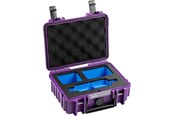 Kameralaukut - B&W International Case Type 500 for Insta360 X3 (purple) - 500/PU/X3