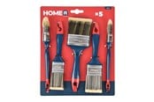 Maalit - Work>it Home>it® Work. Brush set - 3 flat 40/50/70 mm + 2 round - Blue/red - 5708614385036