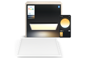 Smart Home - Älykoti - Philips Hue Aurelle panel square XL white - 929003099002