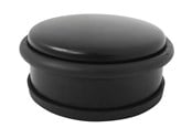Kannakkeet & Saranat  - Home>it HOME It® dørstop til gulv Ø9.2 x 4.5 cm matsort / - 5708614131558