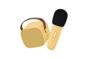 Musiikki - Lalarma Karaoke Set - Yellow - LALAR-SPEAKBLMICH-YELLOW