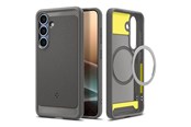 Puhelin - Kannet ja kotelot - Spigen Rugged Armor MagSafe - marble gray - Samsung Galaxy S25 - ACS08999