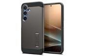 Puhelin - Kannet ja kotelot - Spigen Tough Armor MagSafe - gunmetal - Samsung Galaxy S25 - ACS09009