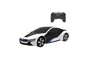 Kauko-ohjattavat - RASTAR R/C 1:24 BMW i8 remote controlled car- UV-sensitive (white and yellow) - 48400-4