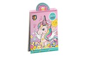 Harrastustarvikkeet - Grafix - Coloring and Sticker Book Unicorn - 150114